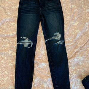American Eagle high rise skinny jeans 14 curvy